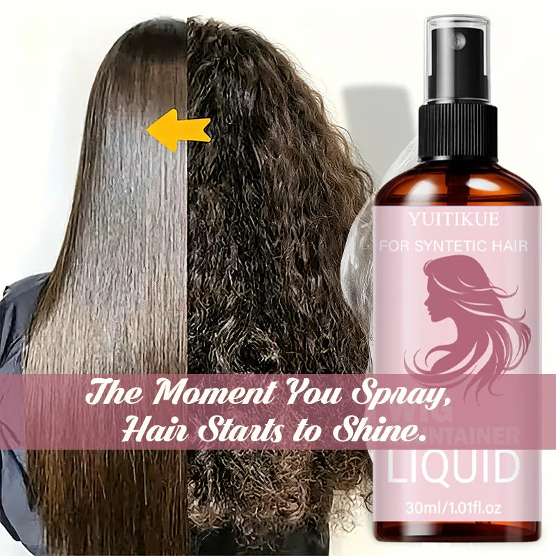 YUITIKUE Wig Detangler Spray – Smooth Synthetic Hair All Day