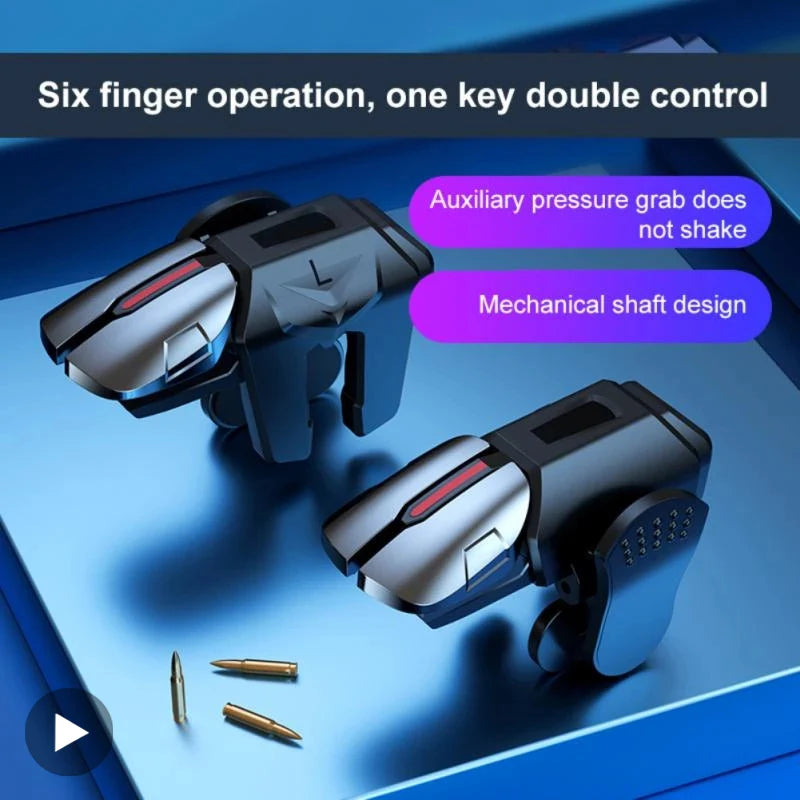 Mobile Gaming Trigger Controller L1 R1 Joystick Kit – iOS & Android