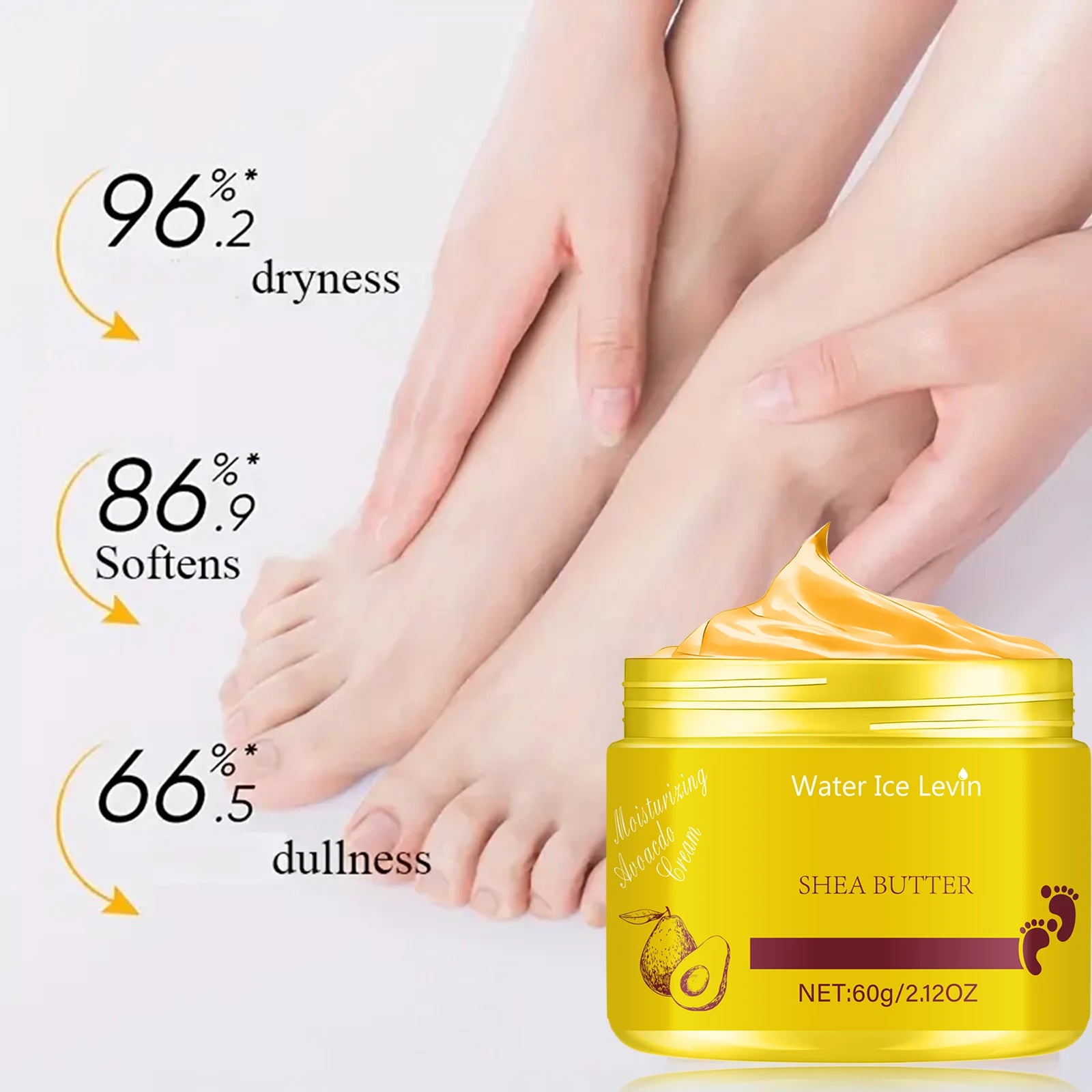 Pure Shea Butter Foot Cream 60g – Moisture Lock & Skin Repair Foot Cream Oasis Select