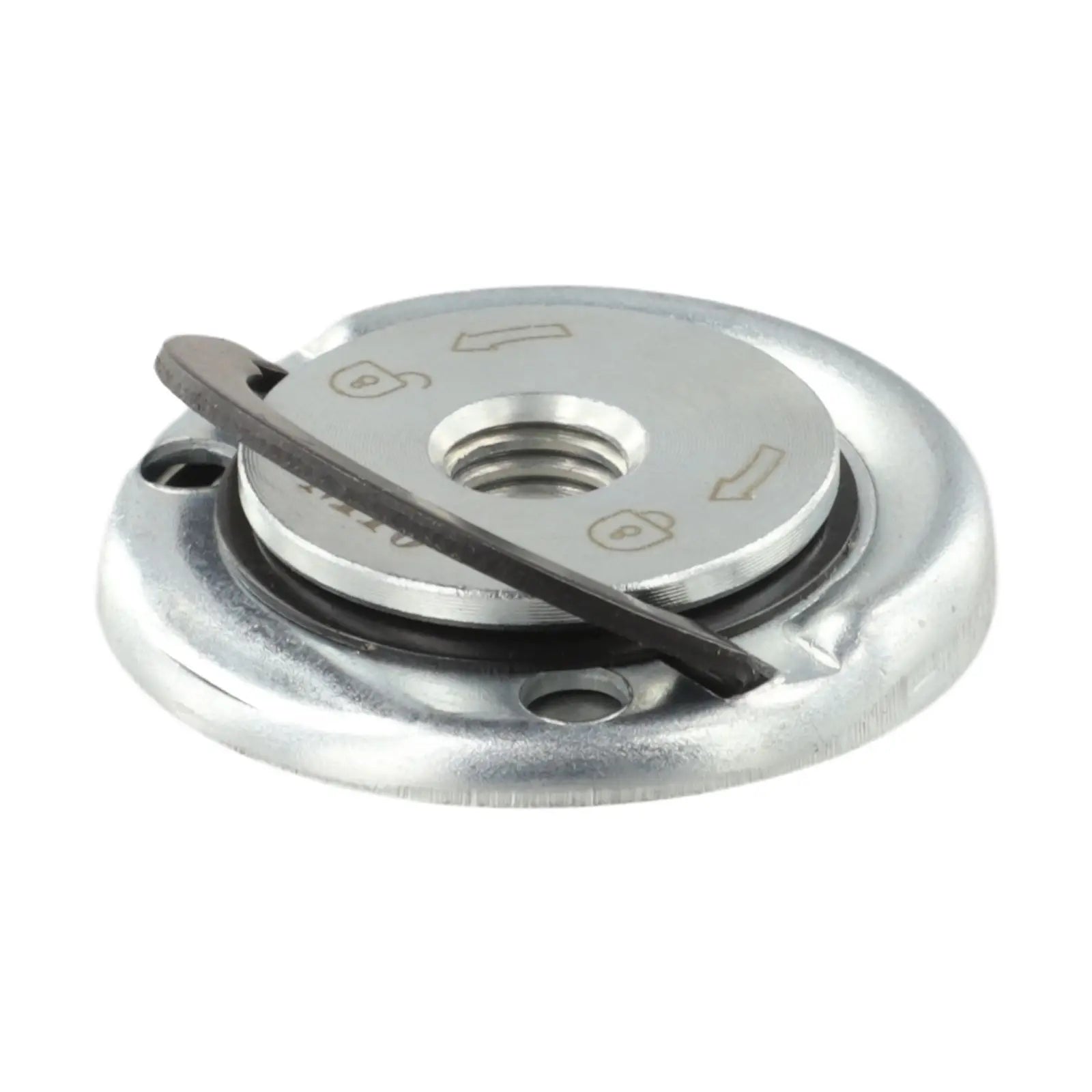 M10 Thread Angle Grinder Quick Release Self-Locking Grinder Pressing Plate Flange Nut Power Chuck Tools Part Oasis Select Default Title