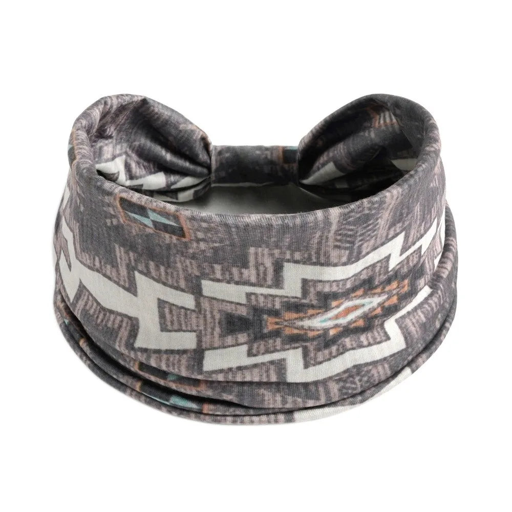Soft Knot Boho African Headband Elastic Sweat Absorbent Wide Headbands Turban Headwrap Hair Accessories Oasis Select 1