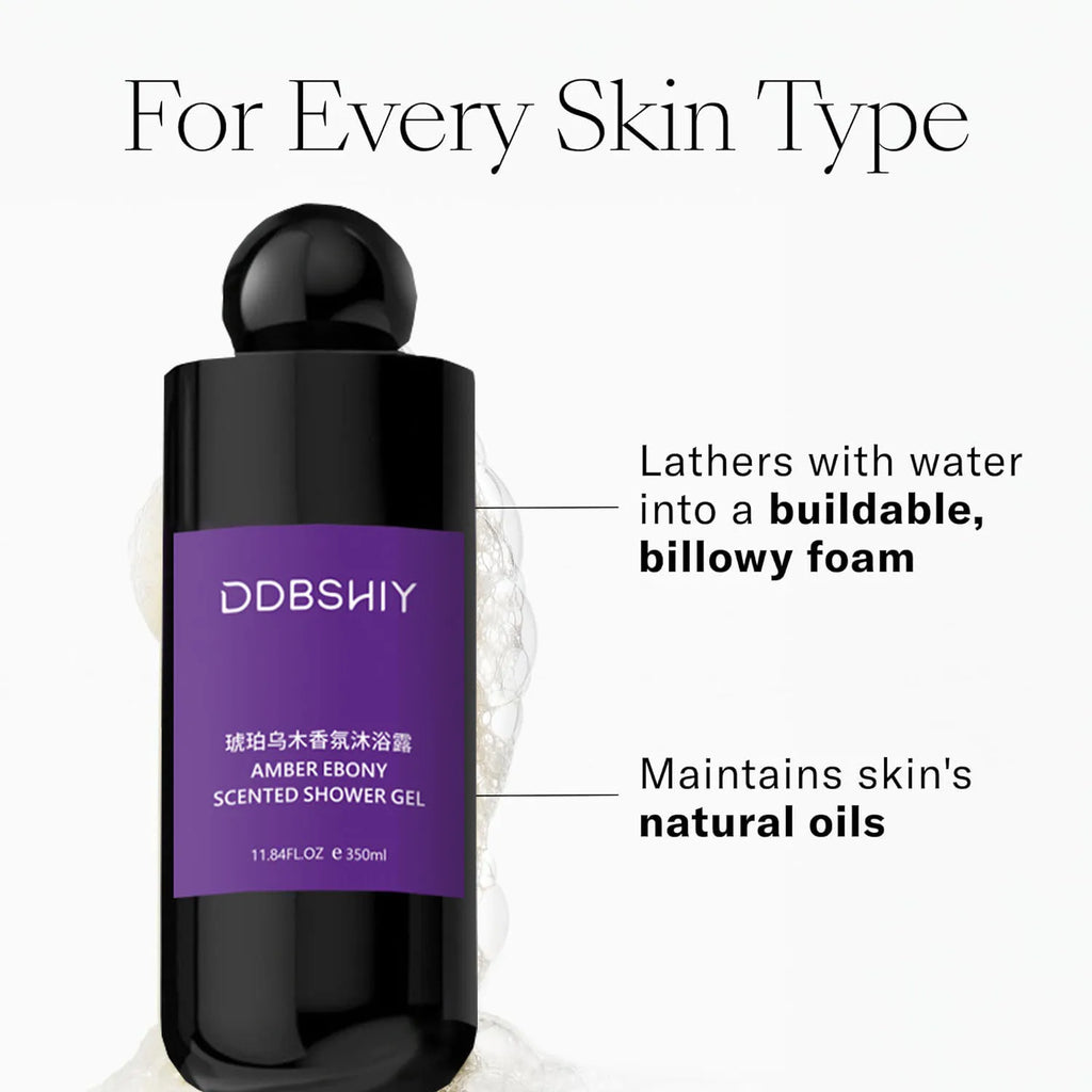 Amber Ebony Shower Gel with Argan Oil – 350ml Body Wash