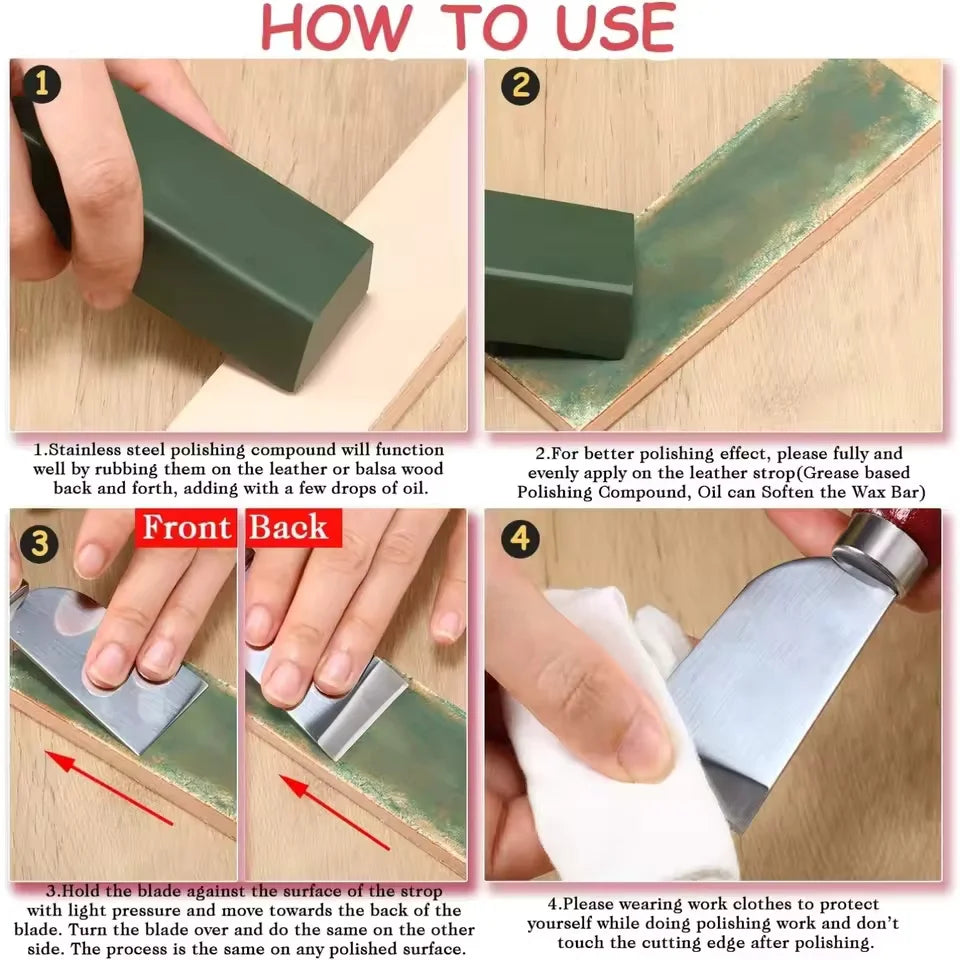 Green Metal Polishing Paste – Abrasive Compound Wax for Metals Metal Polishing Compound Oasis Select
