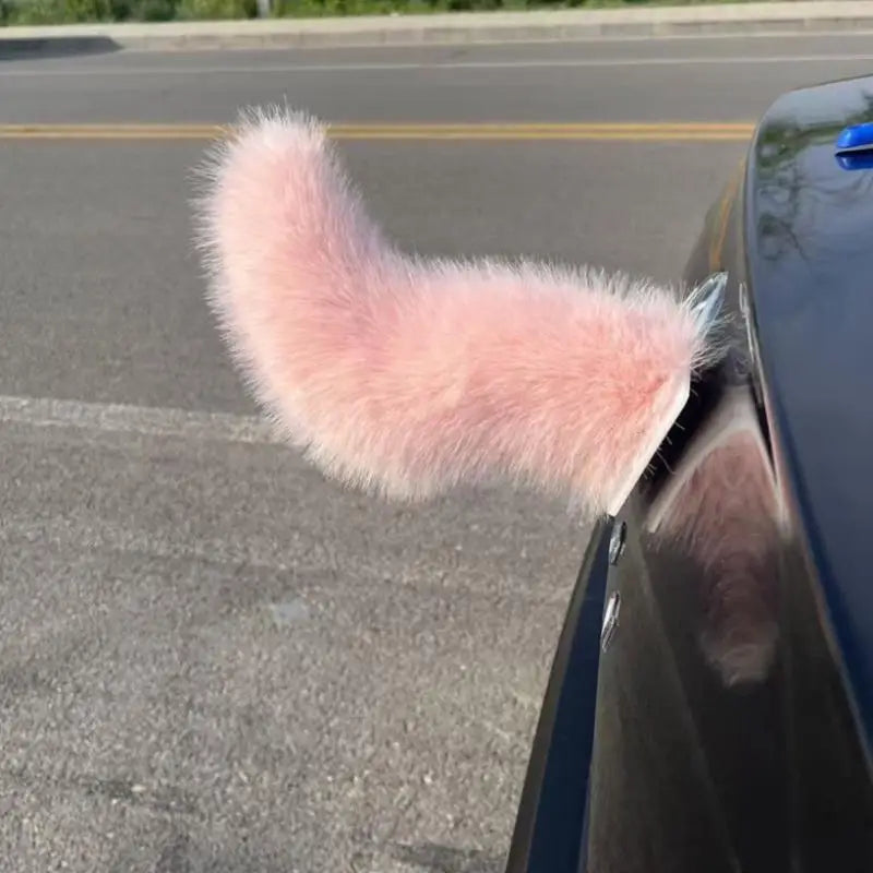 Fluffy Remote Control Electric Bicycle Tail Realistic Versatile Car Wagging Moving Tail Self-adhesive Rechargeable Oasis Select