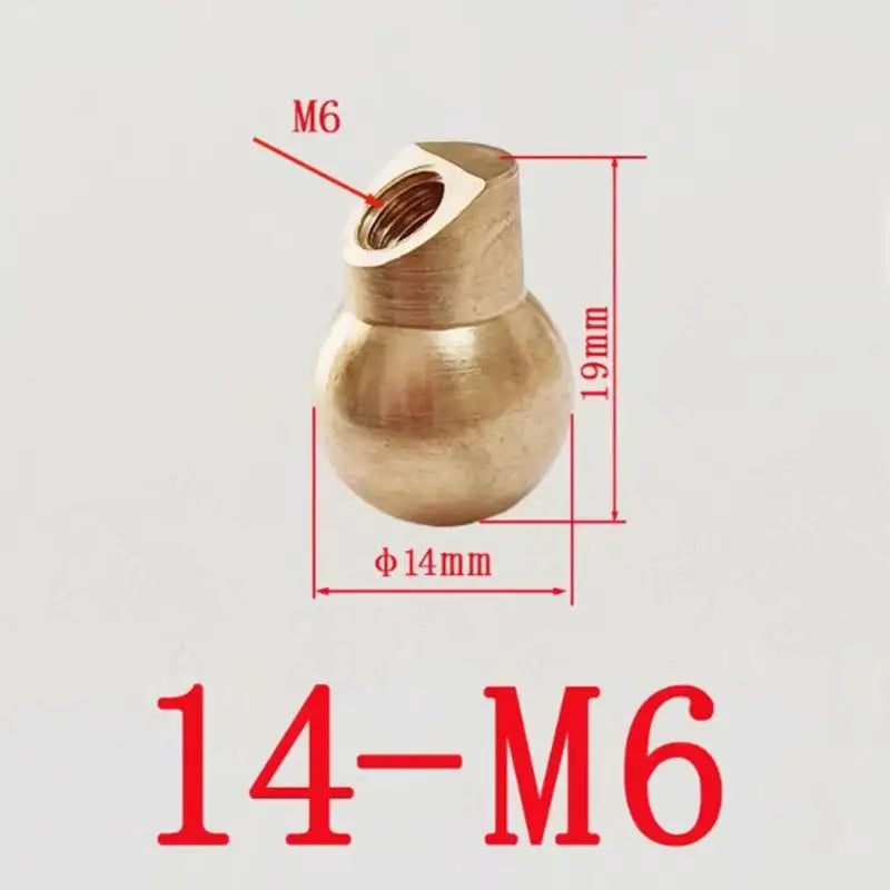Machine Tool CNC Oblique Spray Brass Ball Coolant Nozzle Universal Ball Joint Flexible for Lathe Mill Cutting Oasis Select 14MM