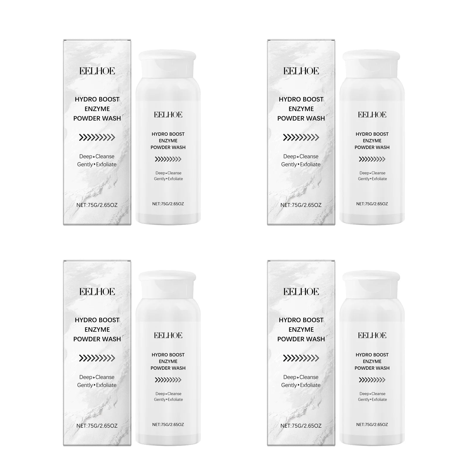 Enzyme Face Powder Wash Skin Oil Control Clean Facial Pores Remove Blackheads Pimples Refreshed Enzyme Face Cleanses Flour Oasis Select 4 x 75g Boxed