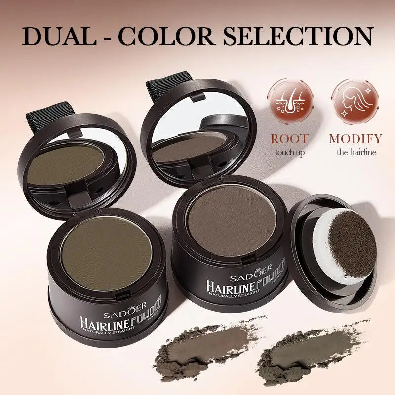 Adds Volume Hairline Powder, Root Touch Up & Loss Cover Up, Instant Gray Cover Up Powder Long-Lasting Coverage For Thinning Hair Oasis Select