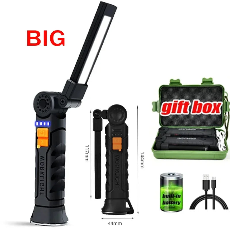 KDULIT COB LED Rechargeable Work Light | Magnetic Torch