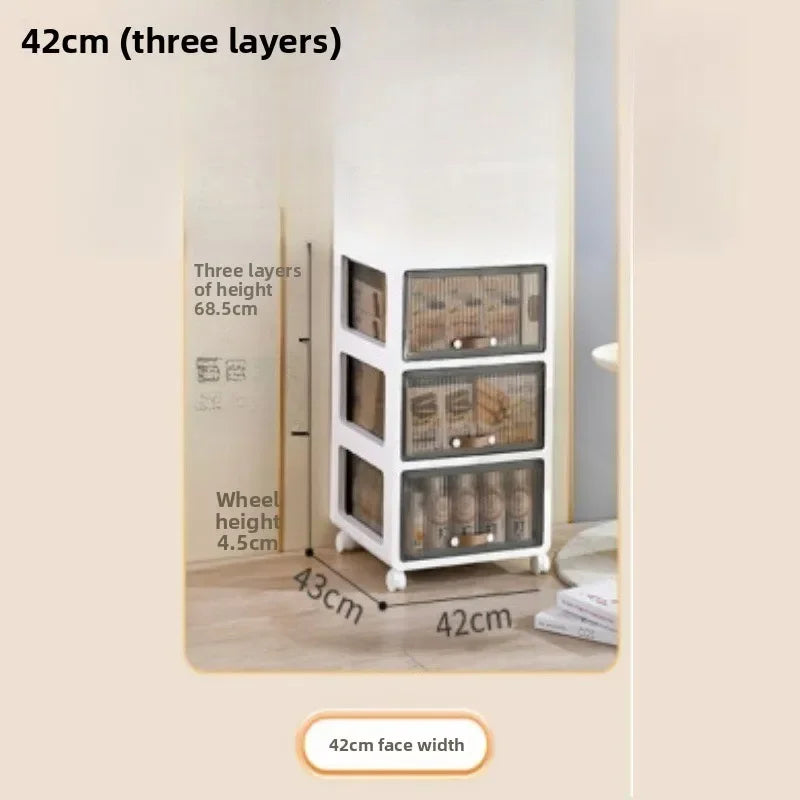 Multi-functional trolley household rack multi-layer removable desk drawer storage cabinet Oasis Select 42cmB