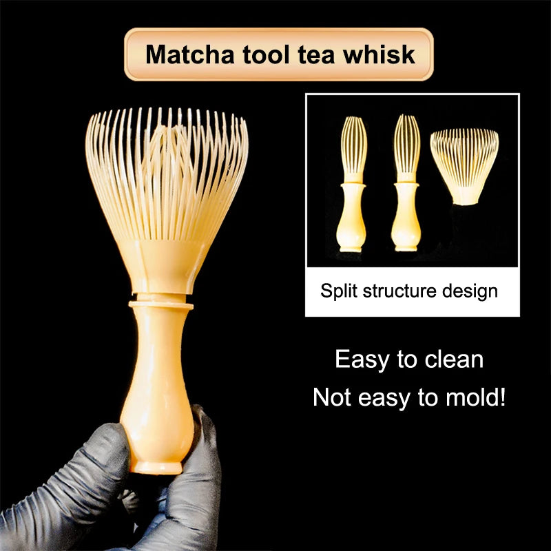 Traditional Matcha Whisk Reusable Resin Matcha Whisk Chasen Dishwasher Safe Matcha Stirrer Matcha Green Tea Powder Preparation Oasis Select