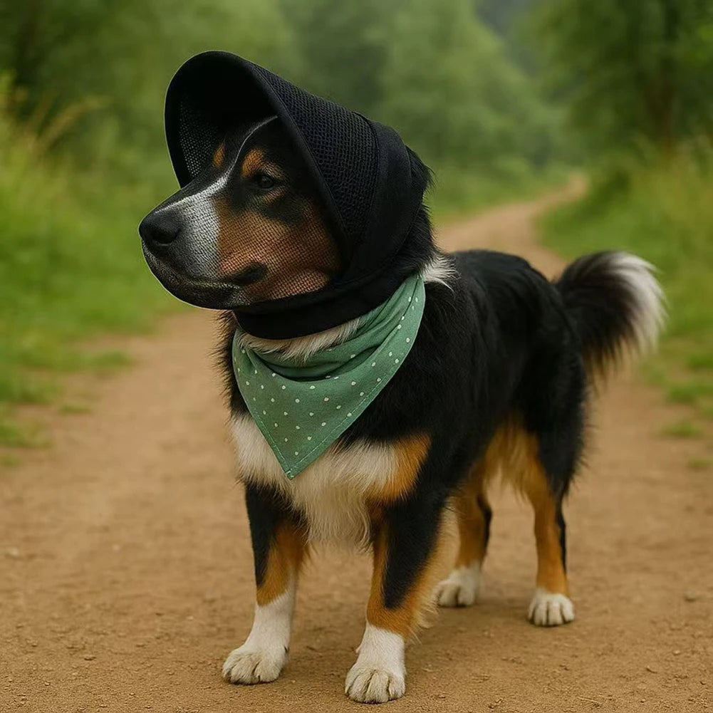 Breathable Mesh Dog Muzzle – Small, Medium & Large Dogs