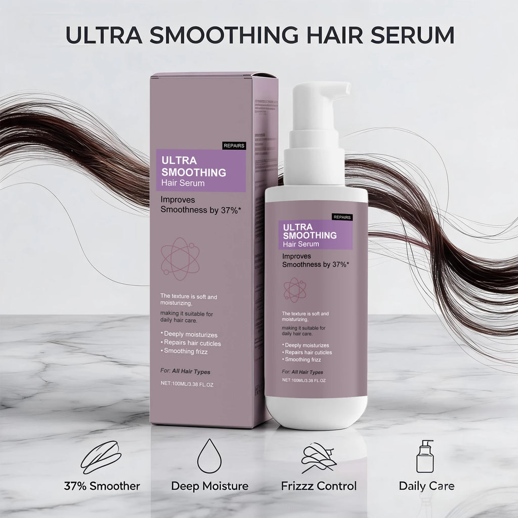 37% Smoothing Hair Serum for Dry & Frizzy Hair Anti-Frizz & Cuticle Repair Serum Prevent Hair Loss Reduce Breakage Hair Care Oasis Select