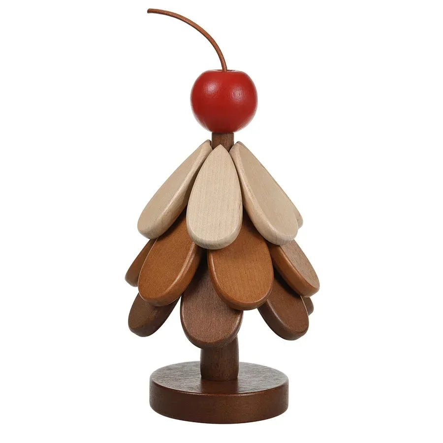 Christmas Tree Wooden Trivet Mat – Heat-Resistant Pot Holder Wooden Trivet Mat Oasis Select cherry M PLANT