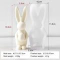 DIY Easter Bunny Egg Silicone Candle Mold for Handmade Aroma Gypsum Epoxy Resin Soap & Candle Making Supplies Oasis Select A