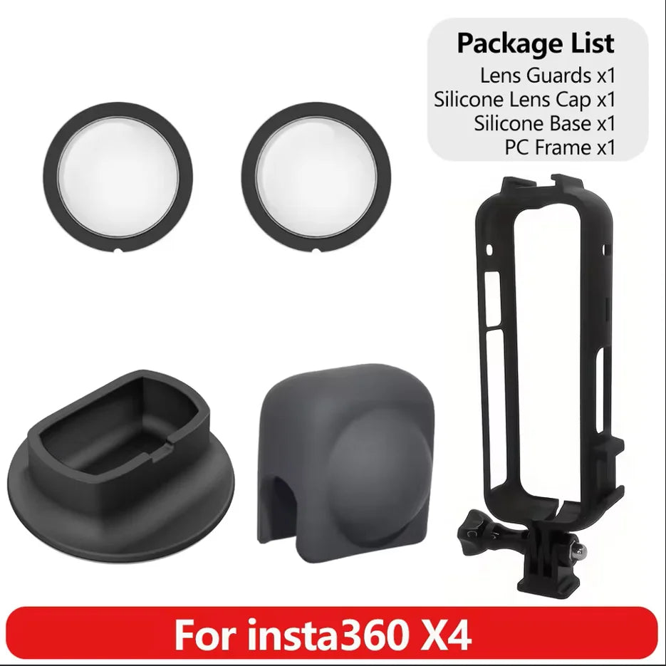 Insta360 X4 Accessories Kit – Lens Guards, Protector & Case