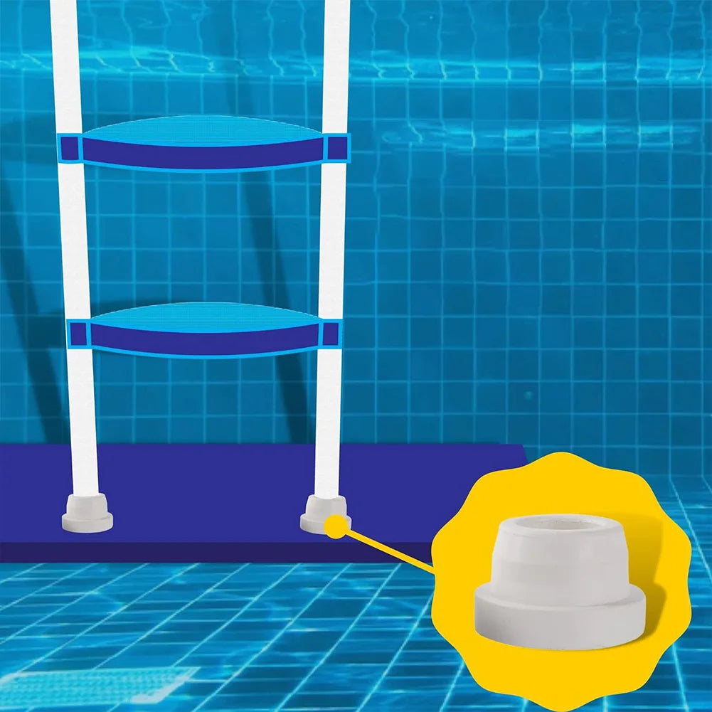Pool Ladder Rubber Bumper Cap – Universal Inground Safety Plug Pool Ladder Accessory Oasis Select