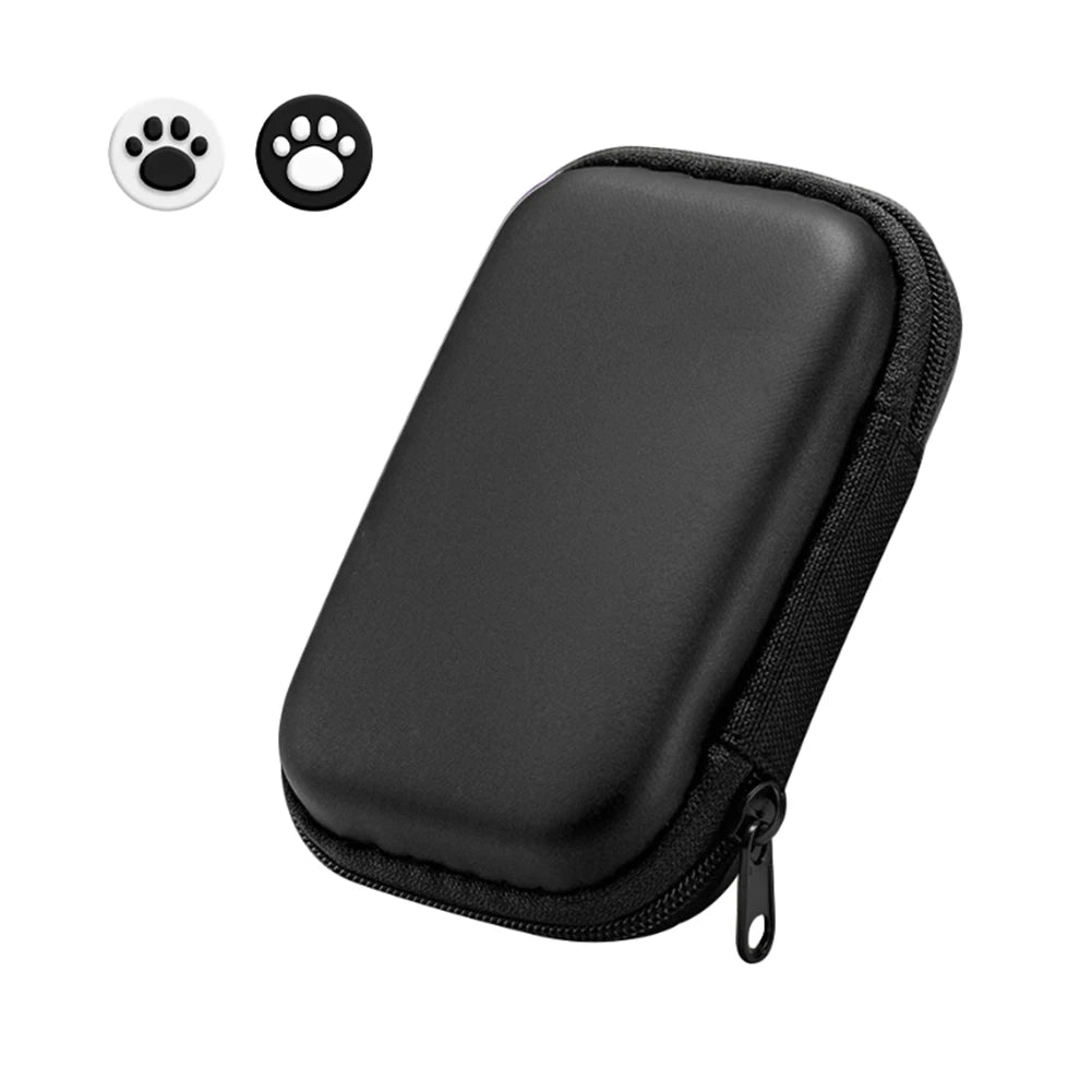 EVA Hard Case for Miyoo Mini Plus & ANBERNIC RG35XX + Joystick Caps Game Console Case Oasis Select Black france