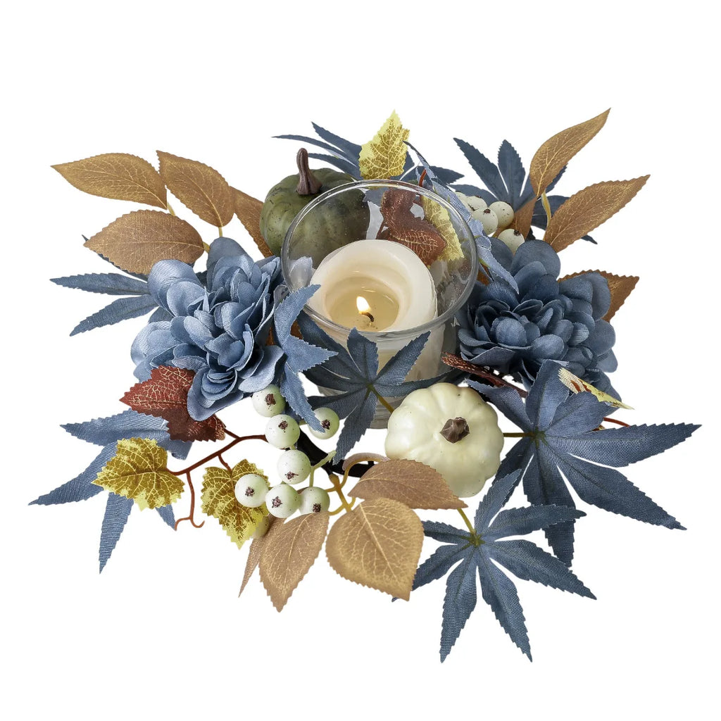 Halloween Dark-Style Candle Holder Wreath | Table Decor