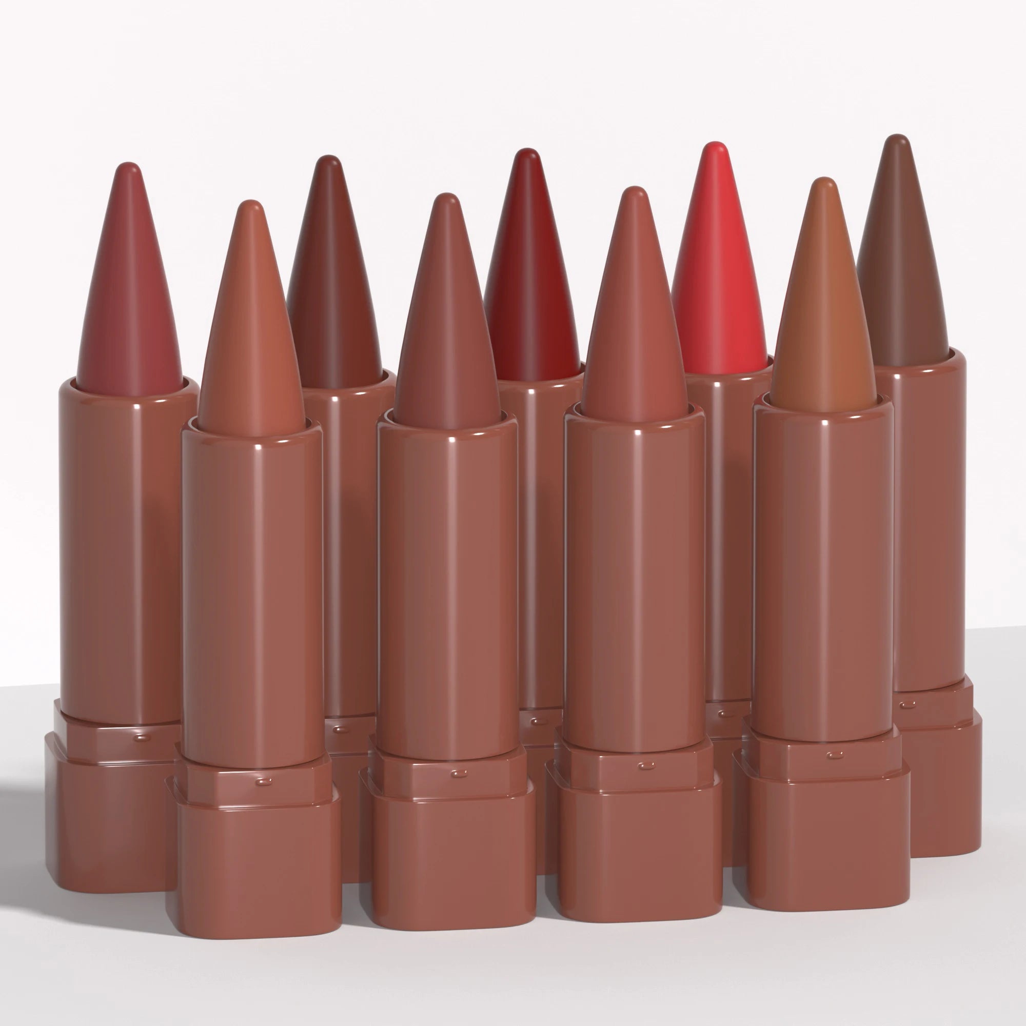Matte Lip Gloss Lip Liner Lipstick, 1pcs Waterproof Velvet Long Lasting Non-Stick Cup, Nude Y2K Christmas Valentine's Day Gifts Oasis Select