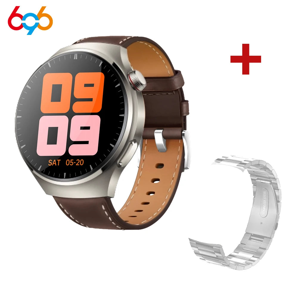 Smart Watch Men 1.62'' HD Screen Blue Tooth Call Compass NFC Sports Fitness Waterproof Smartwatch Health Monitoring AI Voice Oasis Select SVBWL