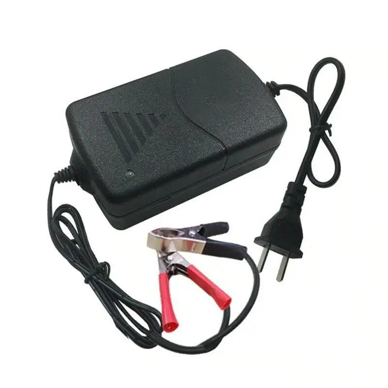 12V 1.5A Automatic Fast Motorcycle Charger For AGM Gel Lead Acid Battery 1.3AH 3AH 5AH 7AH 12AH 20AH With Indicator EU US Plug Oasis Select black