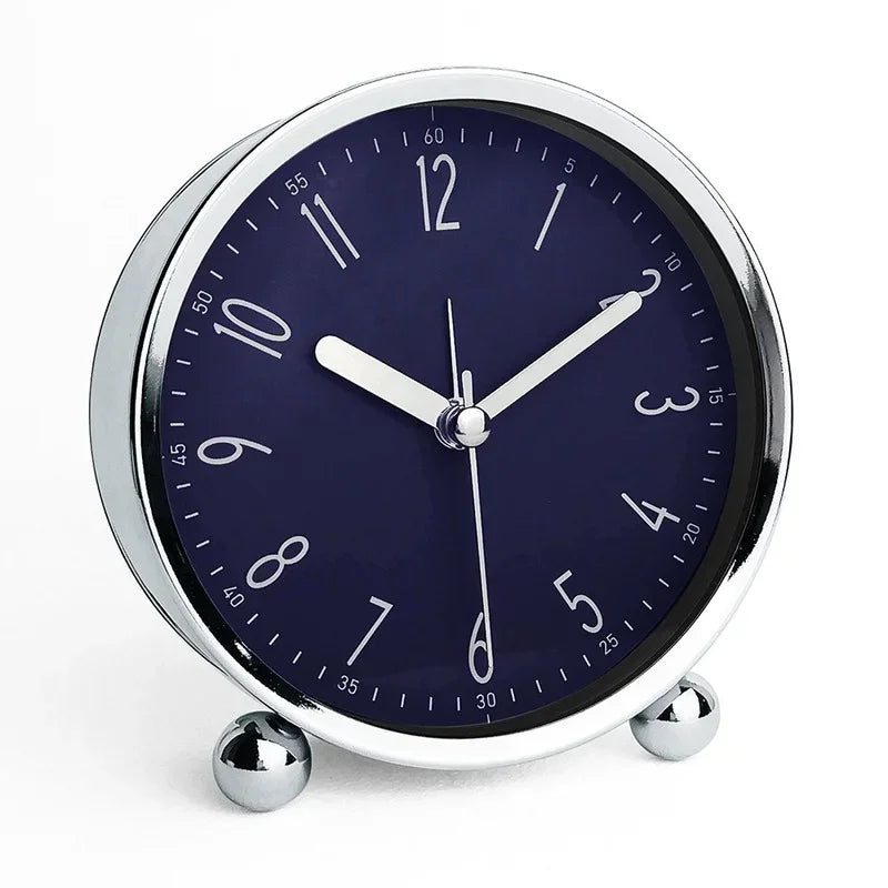 4-inch Metal Bedside Silent Alarm Clock Creative Fashion Simple Digital Alarm Clock Oasis Select