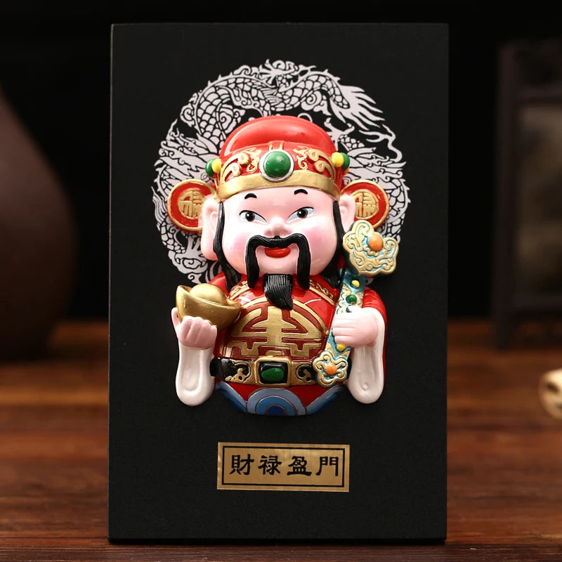 Peking Opera mask decoration Chinese style hot pot restaurant teahouse decoration Peking Opera mask relief pendant Oasis Select 8 20cm x 13cm