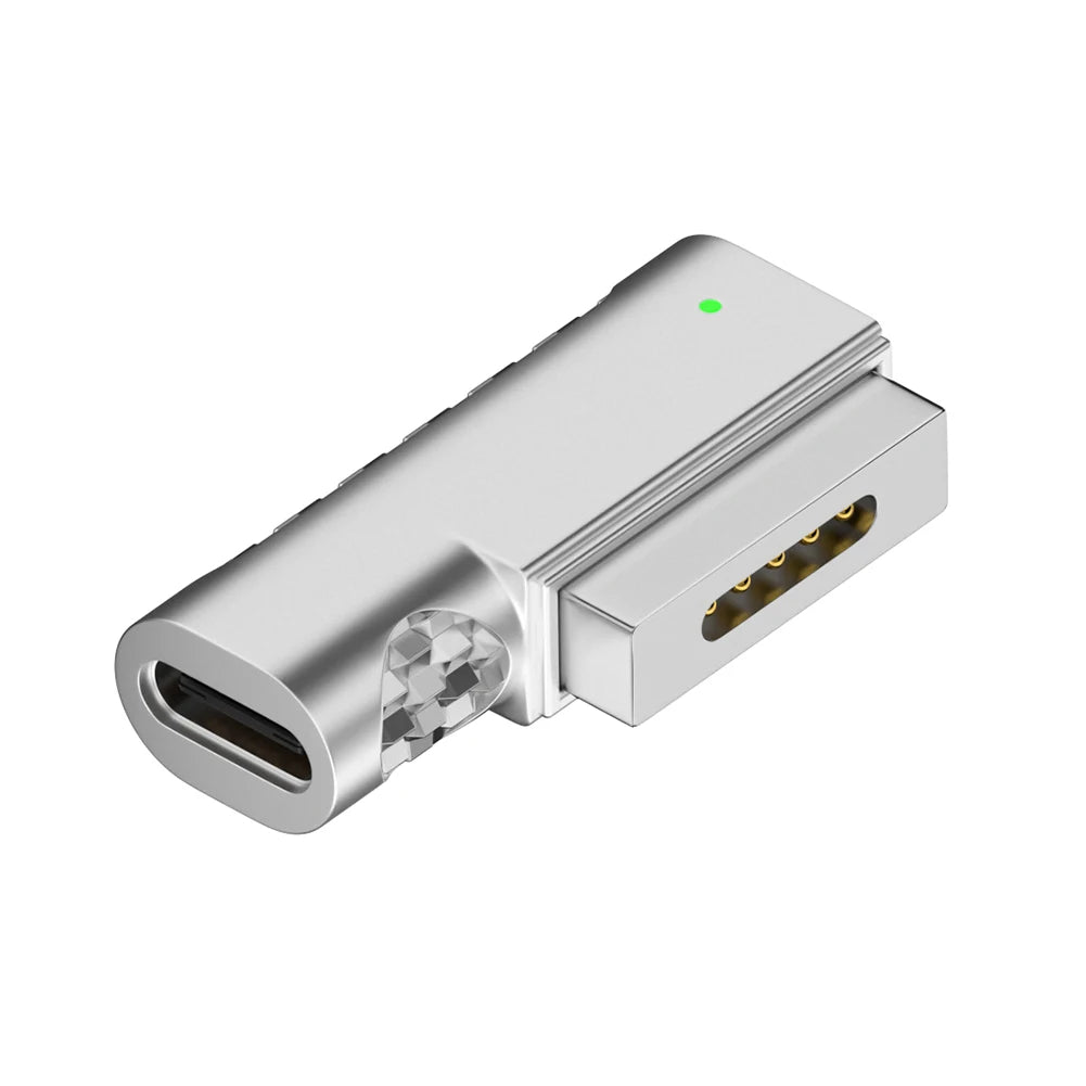 USB Type C Magnetic Adapter Female Type C Female to Magsafe 2 / 1 PD Adapter with Indicator Light for Macbook Air/Pro Oasis Select to Magsafe 2 2 China Mainland