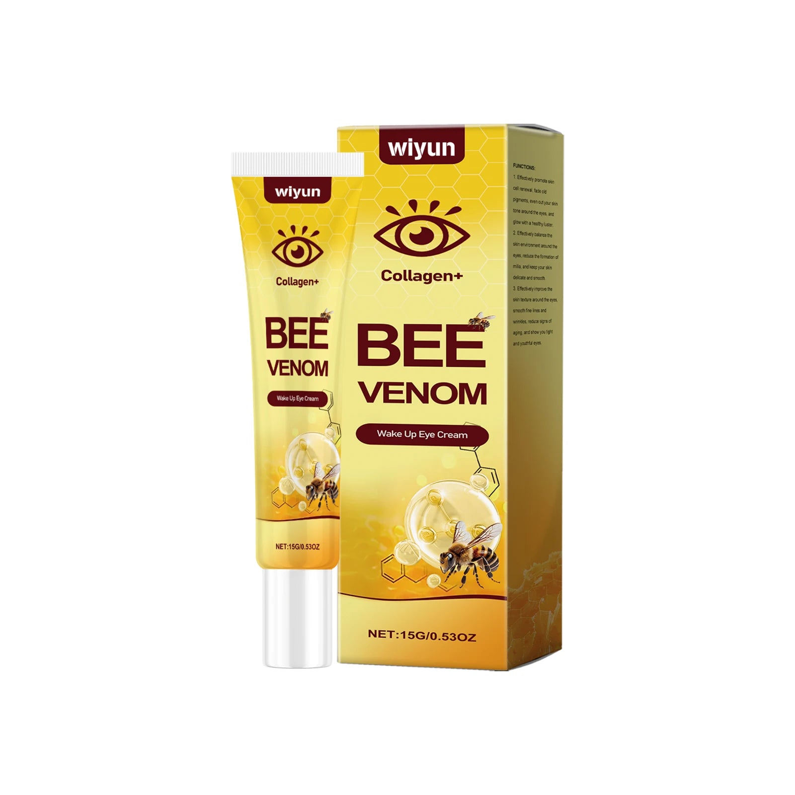 WIYUN Bee Venom Eye Cream – Firming, Brightening & Lifting 15g