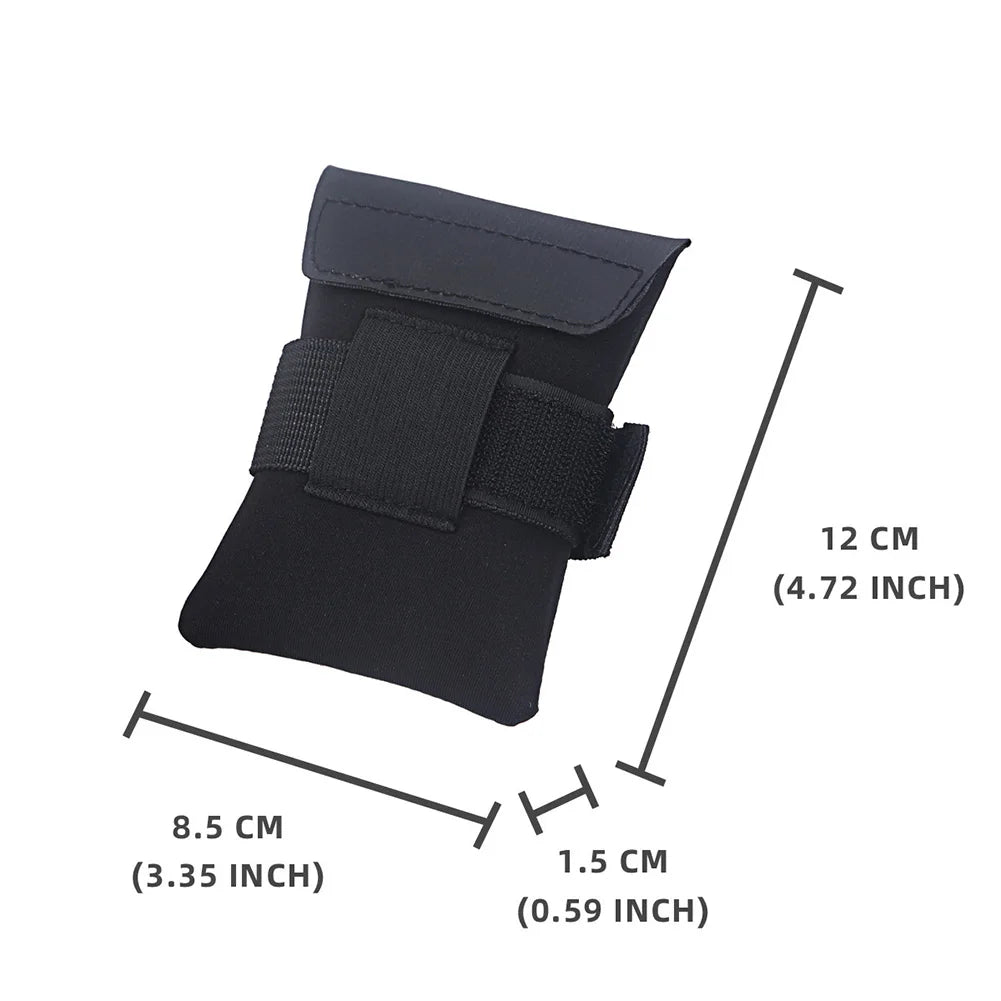 12x8x1.5CM Bike Saddle Bag 40g Bicycle Seat Tail Rear Hanging Pouch Black Mesh Waterproof MTB Road Cycling Storage Accessories Oasis Select