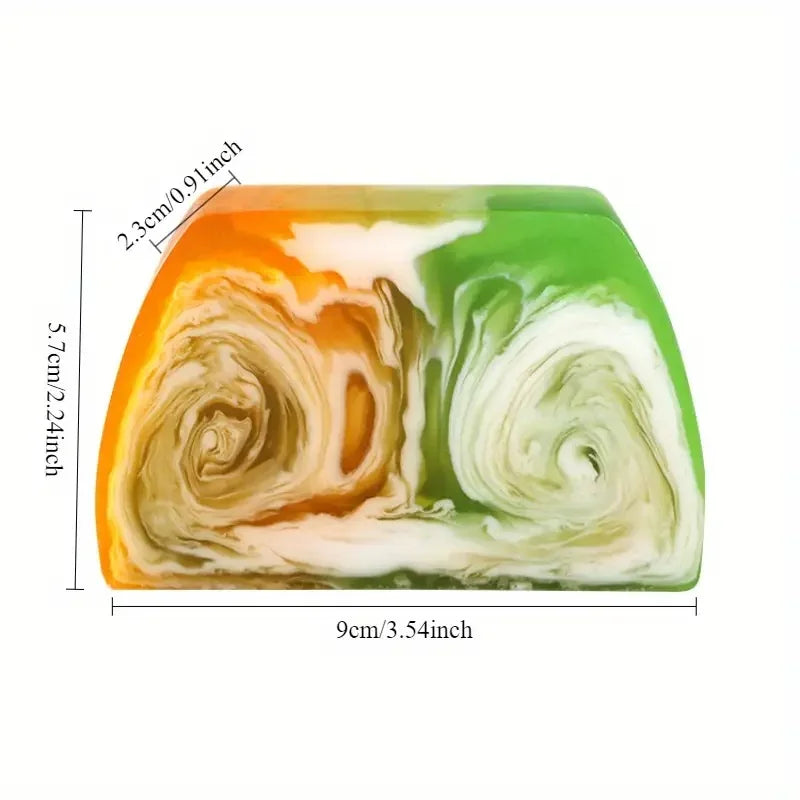 Shea Butter Orange Blossom Essential Oil Soap, Colorful Mist, Gentle Cleansing Makeup Remover, Body Bath, Hydration Moisturizin Oasis Select