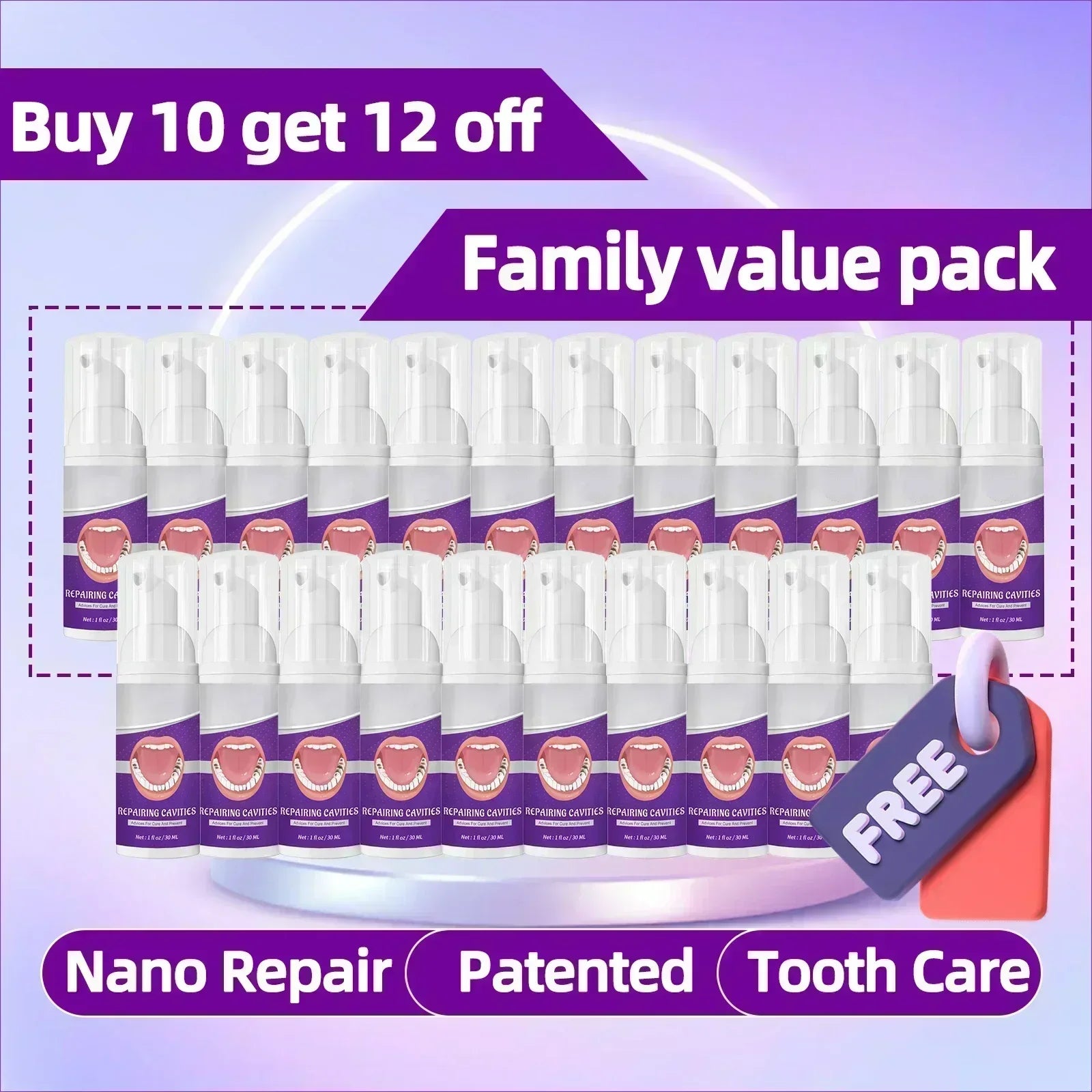Cavity Defense Toothpaste – Whitens, Cleans & Freshens Breath