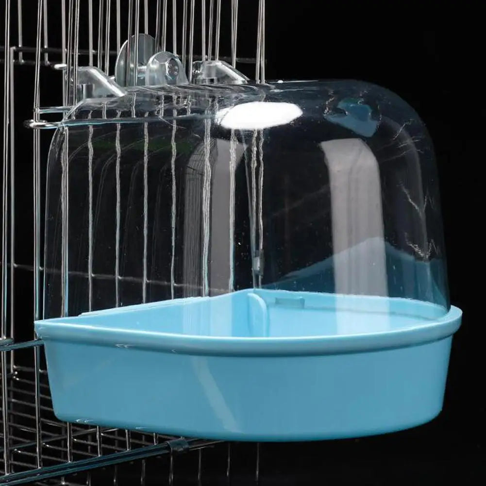 Hanging Bird Bath Is Waterproof Wear-resistant And Easy To Clean Cage-style External Bath For Birds Such As Parrots And Myn Oasis Select