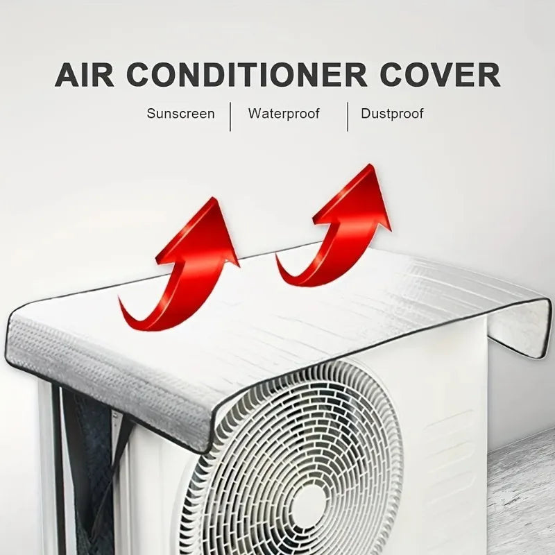 Air Conditioner External Unit Protective Cover Waterproof Suns Shading Dust Resistant Outdoor Sleeve Exterior Equipment Guard Oasis Select