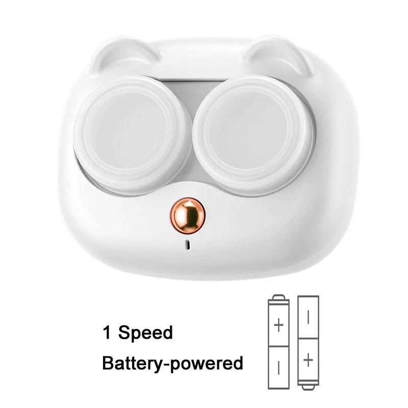 Portable Contact Lens Cleaner High Frequency Vibration Contact Lens Cleaning Case Beauty Pupil Storage Cleaning Container Tools Oasis Select 124-White