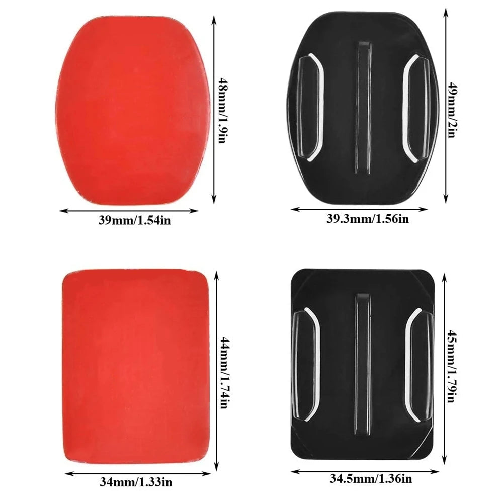 48-Pack VHB Adhesive Mounting Stickers for GoPro & Action Cams