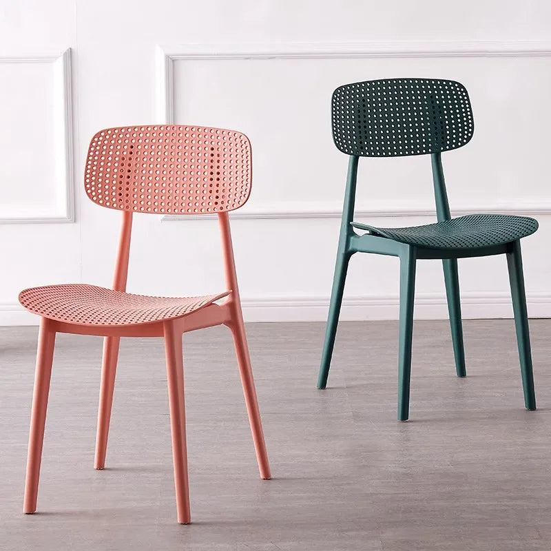 Household thickened backrest dining chair Casual dining table and chair Simple modern restaurant stool Creative Oasis Select