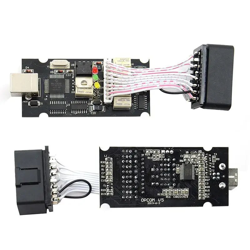 2021 200603a OPCOM V5 PIC18F458 OP COM 1.99 Support Flash Firmware Update OP-COM CAN BUS OBD2 Car Diagnostic Tool For Opel Oasis Select