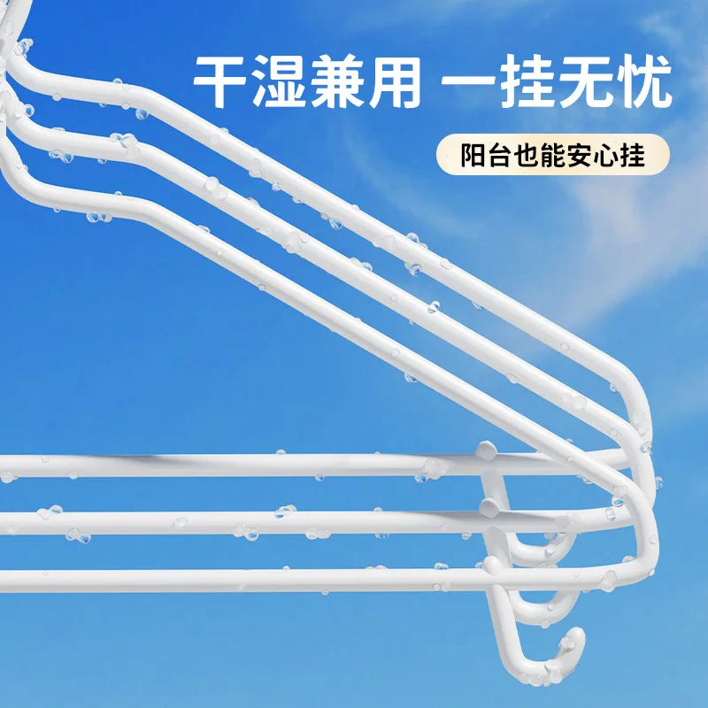 10Pcs Plastic Suit Coat Hangers Heavy Duty Clothes Hangers Shirt Jacket Hanger with Round Notches for Dress Closet Hangers Oasis Select