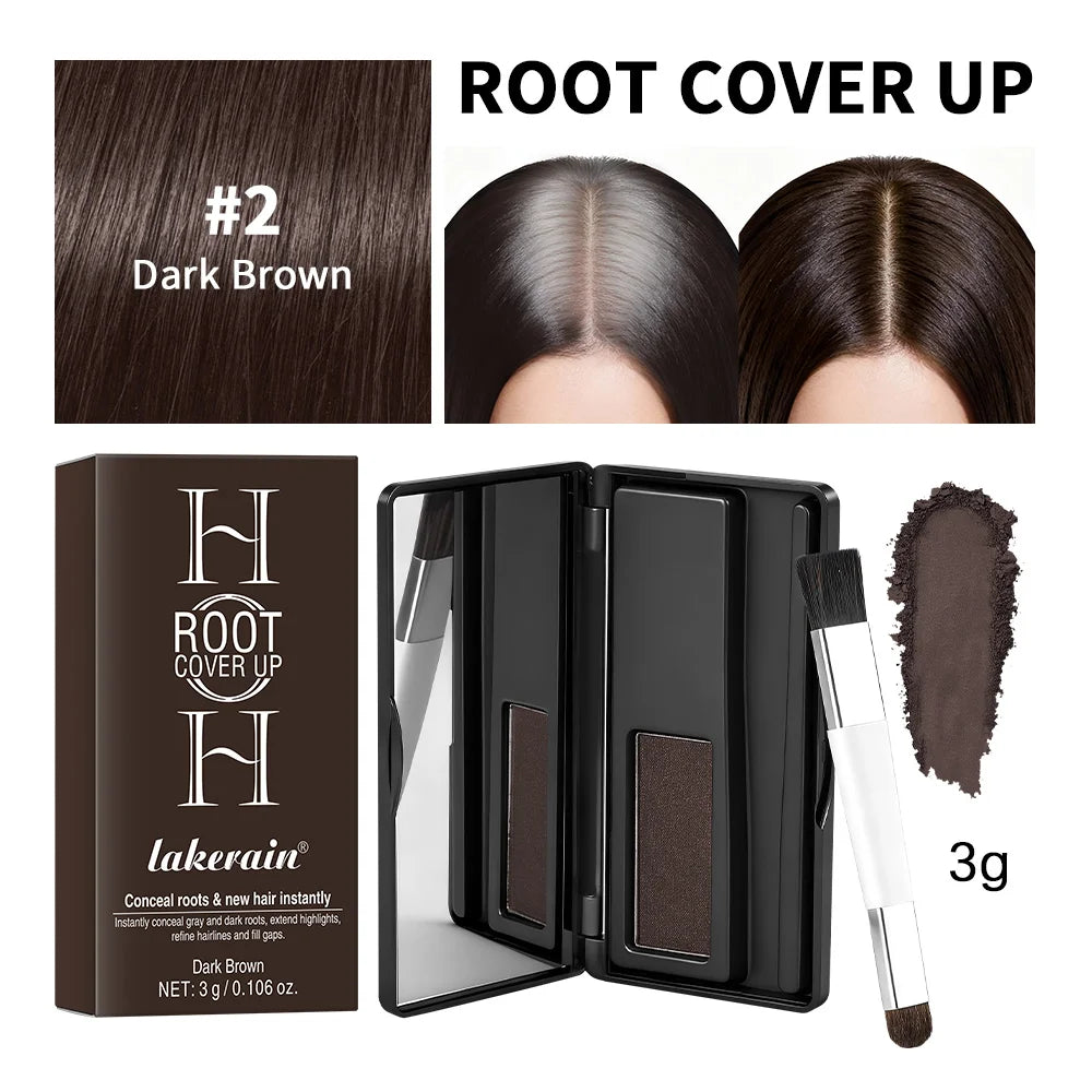 Lakerain Hair Dye Palette & Brush – Root & Grey Coverage