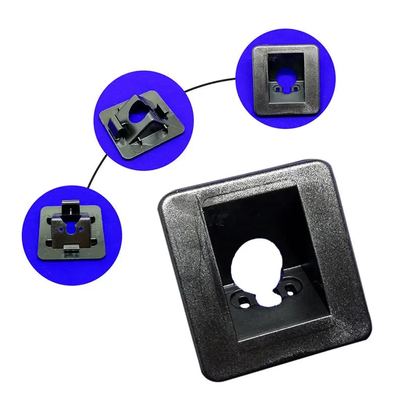 1 Set Universal Vehicle Reverse Cam Back Up Holder Car Rear View Camera Bracket Plate Lights Mount For K3 K3S Oasis Select