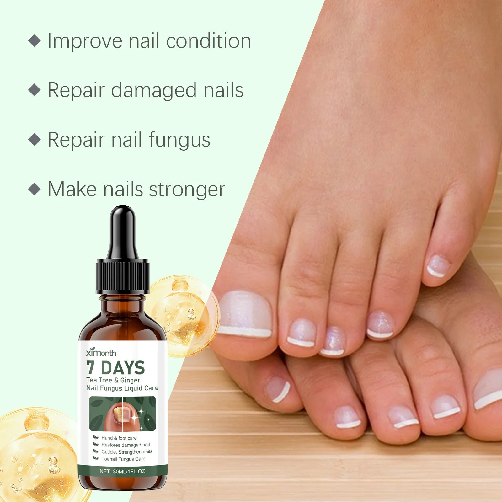 XIMONTH Nail Nourishing Essence – Brightening & Repair 30ml