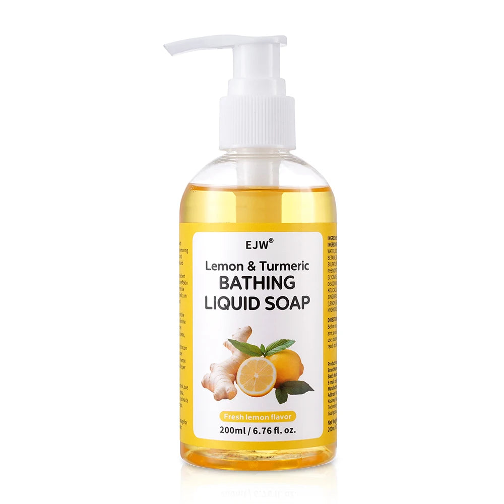 Turmeric Brightening Body Wash – Deep Cleansing Shower Gel Brightening Body Wash Oasis Select Body Wash Others