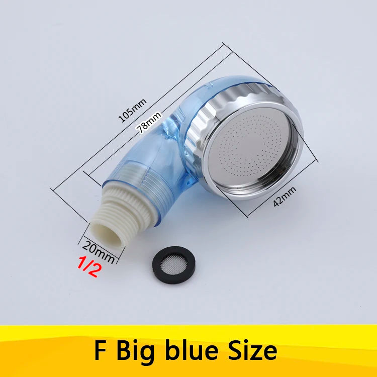 Bathroom Shower Head Hair Beauty Room Water-Saving Wash Shower Head Barber Shop Shower Nozzle Sprinkler Sprayer Filter Head Oasis Select F Big Blue China Mainland Other