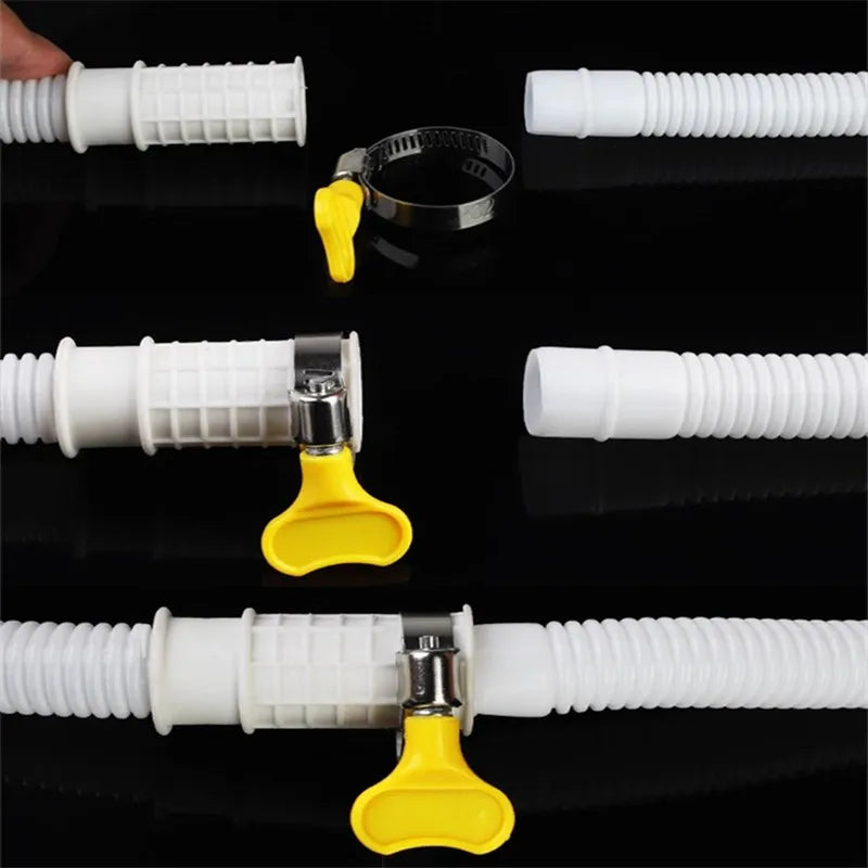 1-4M Washing Machine Draining Hose Plastic Tube Pipe Extension Drainpipe for Air Conditioner Kitchen Faucet Accessories Oasis Select