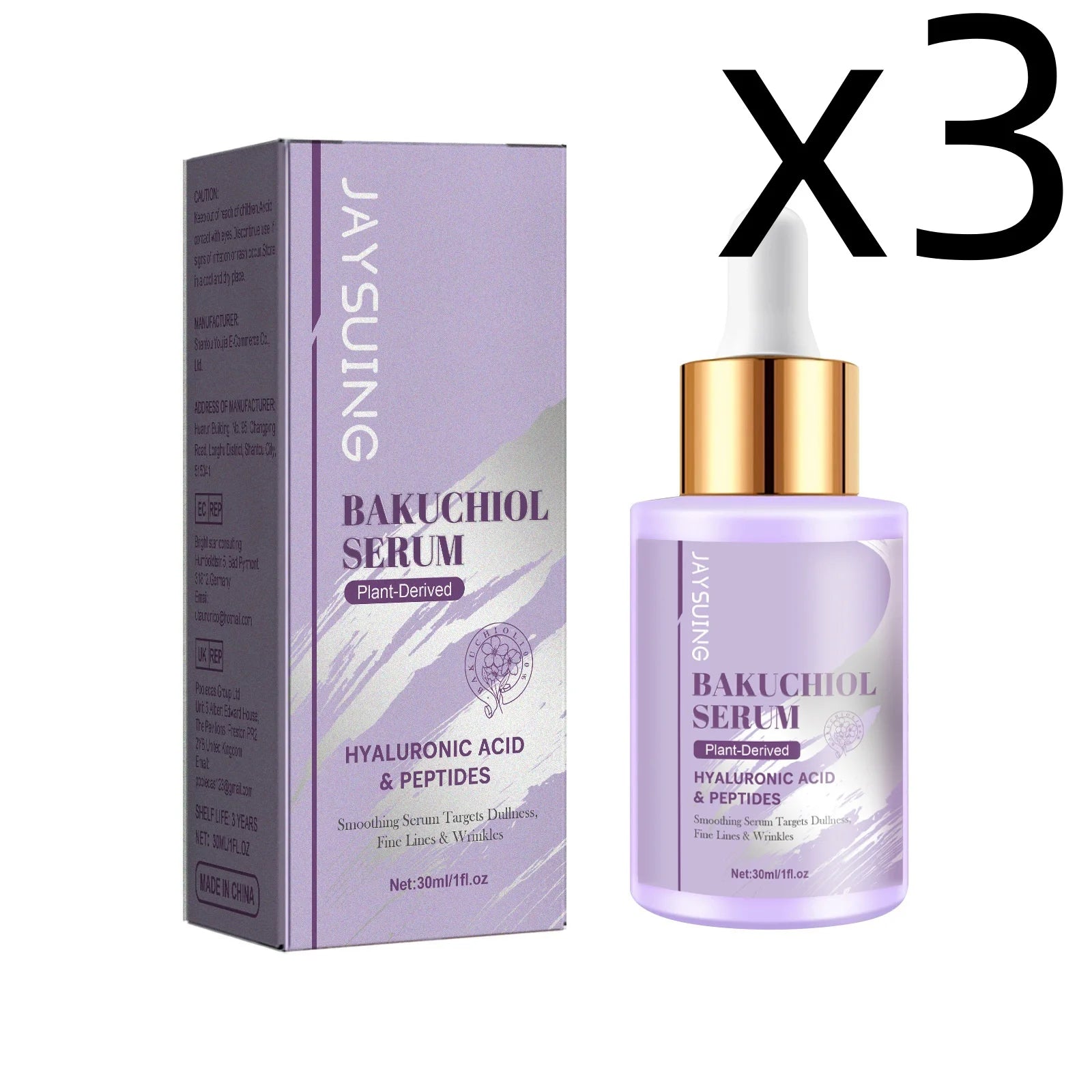 Jaysuing Hyaluronic Acid Firming Serum – Pore Shrinking 30ml Facial Serum Oasis Select 3x30ml