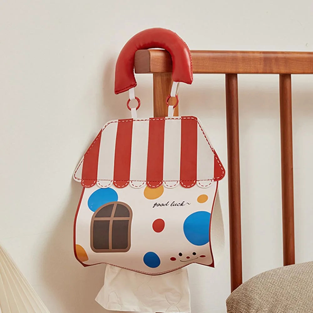 Hanging Tissue Holder Tissue Bag Living Room Bag Student Dorm Hanging Tissue Holder Storage Pouch Oasis Select