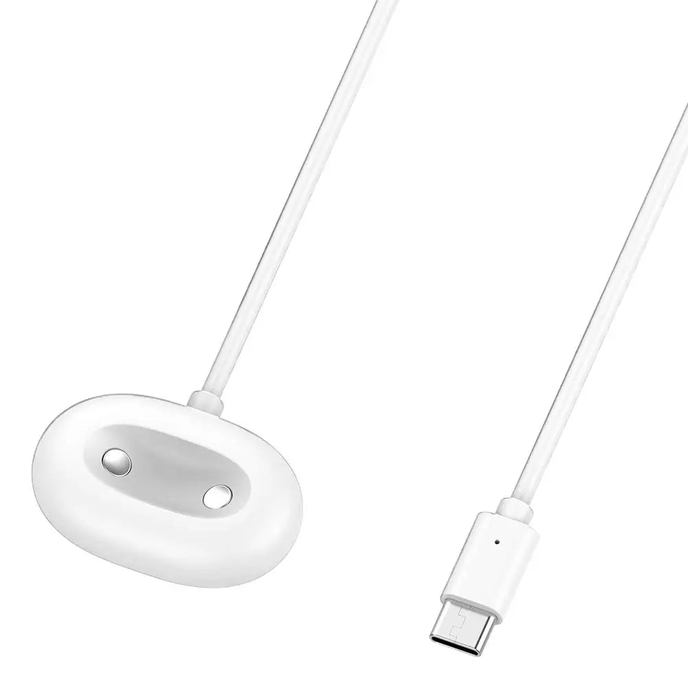 100CM Magnetic Fast Charging Cable Base for Google Pixel Watch 4 41mm 45mm, Smartwatch Charger Dock Power Cord Accessories Oasis Select white