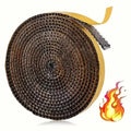 Self Adhesive Fireplace Seal Rope Fiberglass Heat Resistant Fireplace Door Gasket Flat Wood Stove Gasket Tape Oasis Select 3mm-10mm-2m