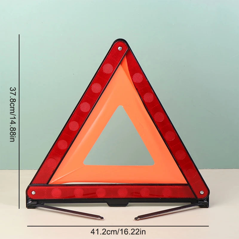 High Visibility Reflective Strips: Foldable Tripod Signs for Car Emergencies Oasis Select A2 41CM